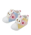 Miki House Bunny Appliqué Sneakers In White