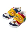 Miki House Canvas Embroidered Velcro Sneakers