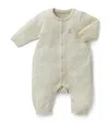 Miki House Cashmere Embroidered Playsuit In Ivory