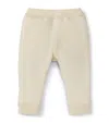Miki House Cashmere Embroidered Trousers In Neutral