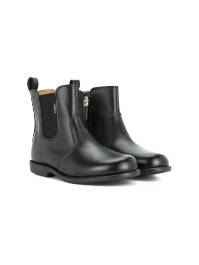 Miki House Kids' Chelsea Boots In Black