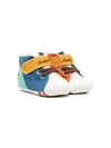 Miki House Colour-block Touch-strap Sneakers In Multicolour