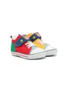 Miki House Colour-block Touch-strap Sneakers In Multicolour
