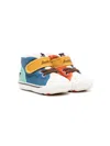 Miki House Colour-block Touch-strap Sneakers In Multicolour