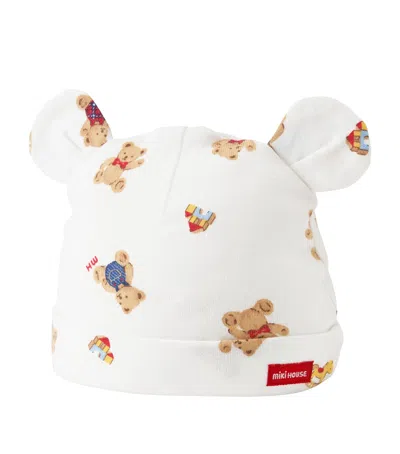 Miki House Kids' Corron Ear-detail Beanie