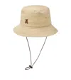 Miki House Cotton Bear-motif Hat In Neutral