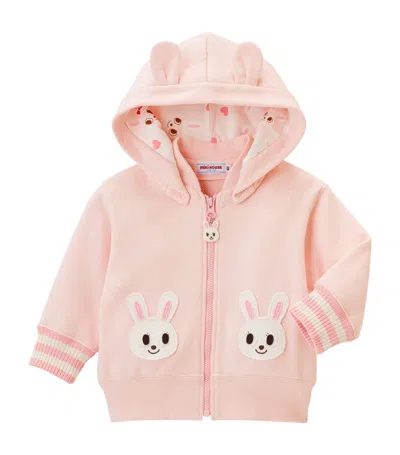 Miki House Kids' Cotton Bomber Jacket (2-7 Years) In Pink