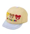 Miki House Cotton Cap In Blue