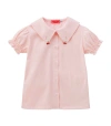 MIKI HOUSE COTTON EMBROIDERED BLOUSE (2-7 YEARS)