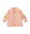 MIKI HOUSE COTTON GINGHAM SHIRT (6-36 MONTHS)