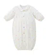 Miki House Cotton Letter Print Playsuit