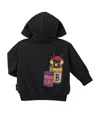 Miki House Cotton Lift Off Hoodie In Black