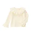 Miki House Cotton Long-sleeve T-shirt In Neutral