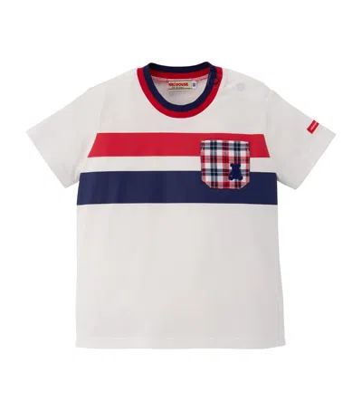Miki House Kids' Cotton Pocket-detail T-shirt