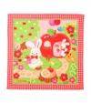 Miki House Cotton Printed Bandana In Red