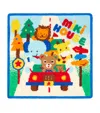 Miki House Cotton Printed Towel In Multi