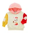 Miki House Cotton Pucci And Usako Hoodie In Pink