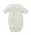 Miki House Cotton-silk Playsuit In Ivory