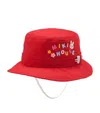 Miki House Cotton Sun Hat In Red