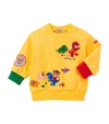Miki House Dinosaur Sweatshirt (2-7 Years) In Yellow