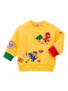 Miki House Dinosaur Sweatshirt (2-7 Years) In Yellow