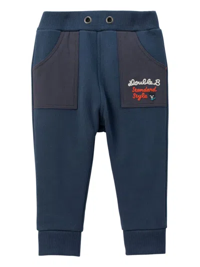 Miki House Kids' Double B Sweatpants In Blue
