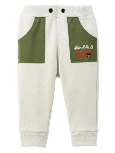 Miki House Kids' Double B Sweatpants In White