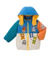 Miki House Down Animal Appliqué Jacket In Multi