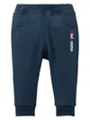 Miki House Embroidered Logo Track Pants In Blue