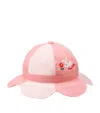 Miki House Embroidered Sunhat In Pink