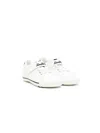 Miki House Embroidered Touch-strap Sneakers In White