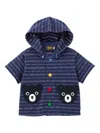 Miki House Jersey Hoodie In Blue