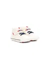 Miki House Logo-embroidered High-top Sneakers In White