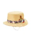 Miki House Logo-embroidered Sun Hat In 09