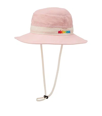 Miki House Kids' Logo Embroidered Sunhat