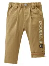 Miki House Logo-print Straight-leg Trousers In Green