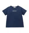 Miki House Logo T-shirt In Navy