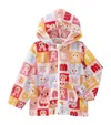 Miki House Mesh Bunny Print Jacket In Pink