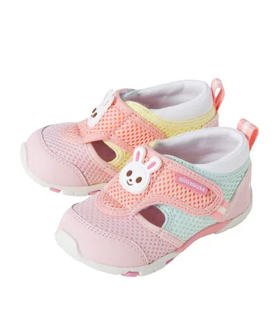 Miki House Kids' Mesh Chieco Saku Sneakers In Pink
