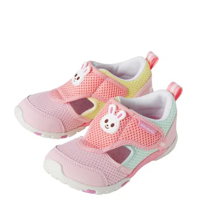 Miki House Kids' Mesh Chieco Saku Sneakers In Pink