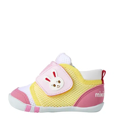 Miki House Kids' Mesh Double Russell First Shoes In Pink