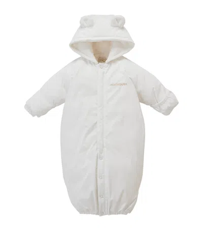 Miki House Kids' Puffer All-in-one In White