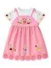 Miki House Rabbit-motif Dress In Pink