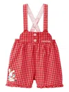Miki House Rabbit-motif Shorts In Red