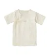 Miki House Silk Top In White