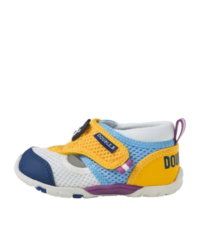 Miki House Kids'  Teddy Bear Sneakers In Navy