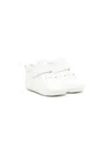 Miki House Touch-strap Lace-up Sneakers In White