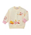 Miki House Usako Bunny Train Sweatshirt In Ivory