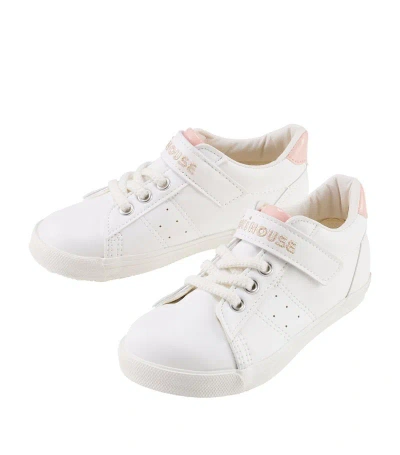 Miki House Kids' Velcro Trainers In Pink