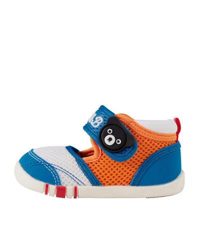 Miki House Kids' Velcro-strap Sandals In Orange